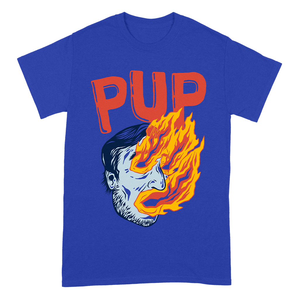 PUP I Hope the World Explodes T-Shirt - Royal - PUP The Band Official Store