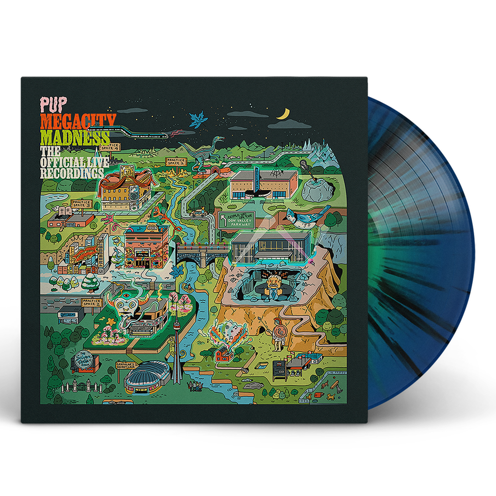 Megacity Madness (The Official Live Recordings) 12” Vinyl (Blue Green Smush With Black Splatter)