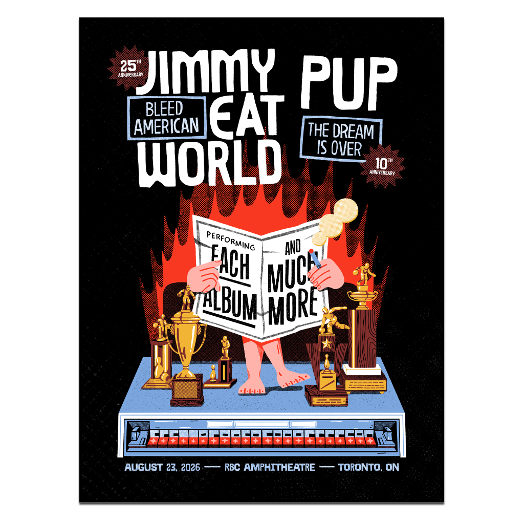 PUP &amp; Jimmy Eat World - Toronto, ON - RBC Amphitheatre Poster - August 23, 2026