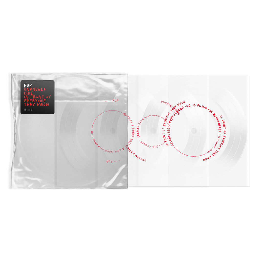 PUP Unravels Live In Front Of Everyone They Know 3 x Flexi Disc Set