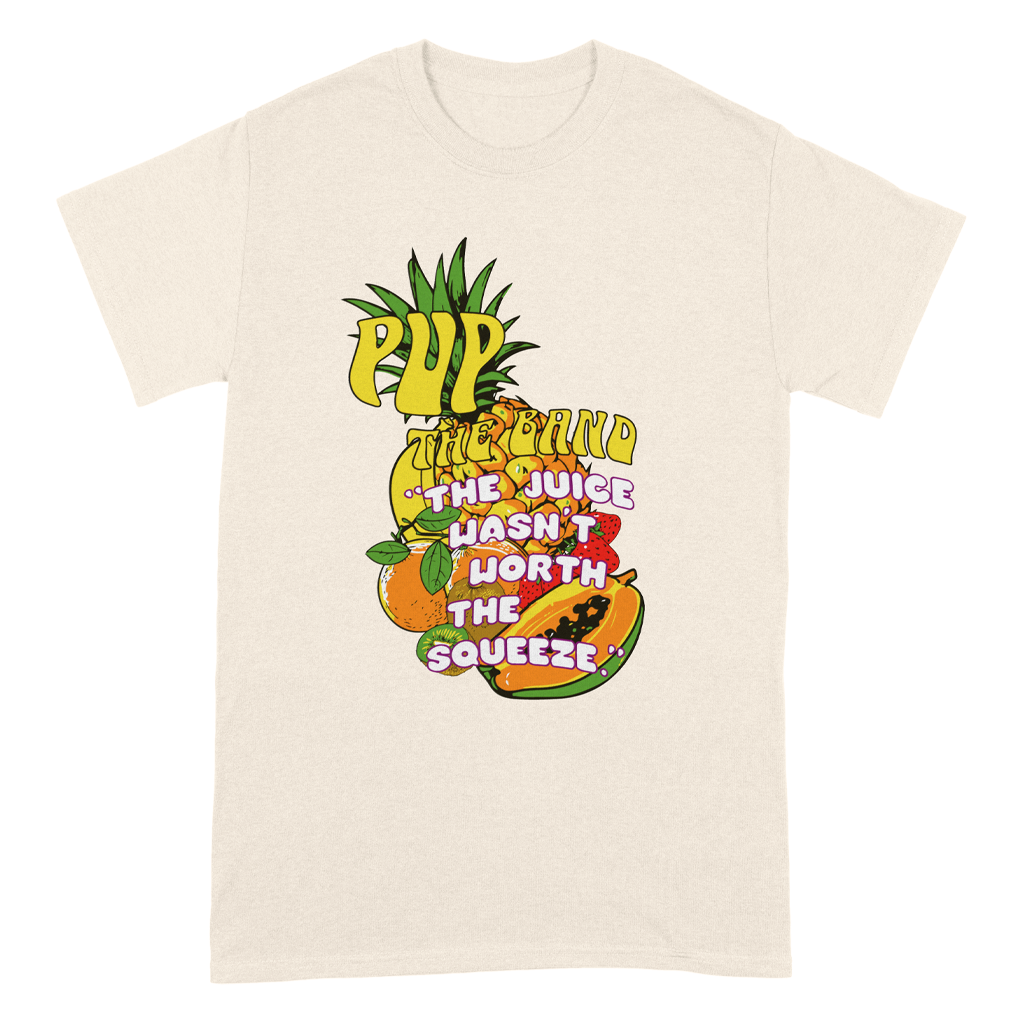 PUP Juice T-Shirt - Natural - PUP The Band Official Store