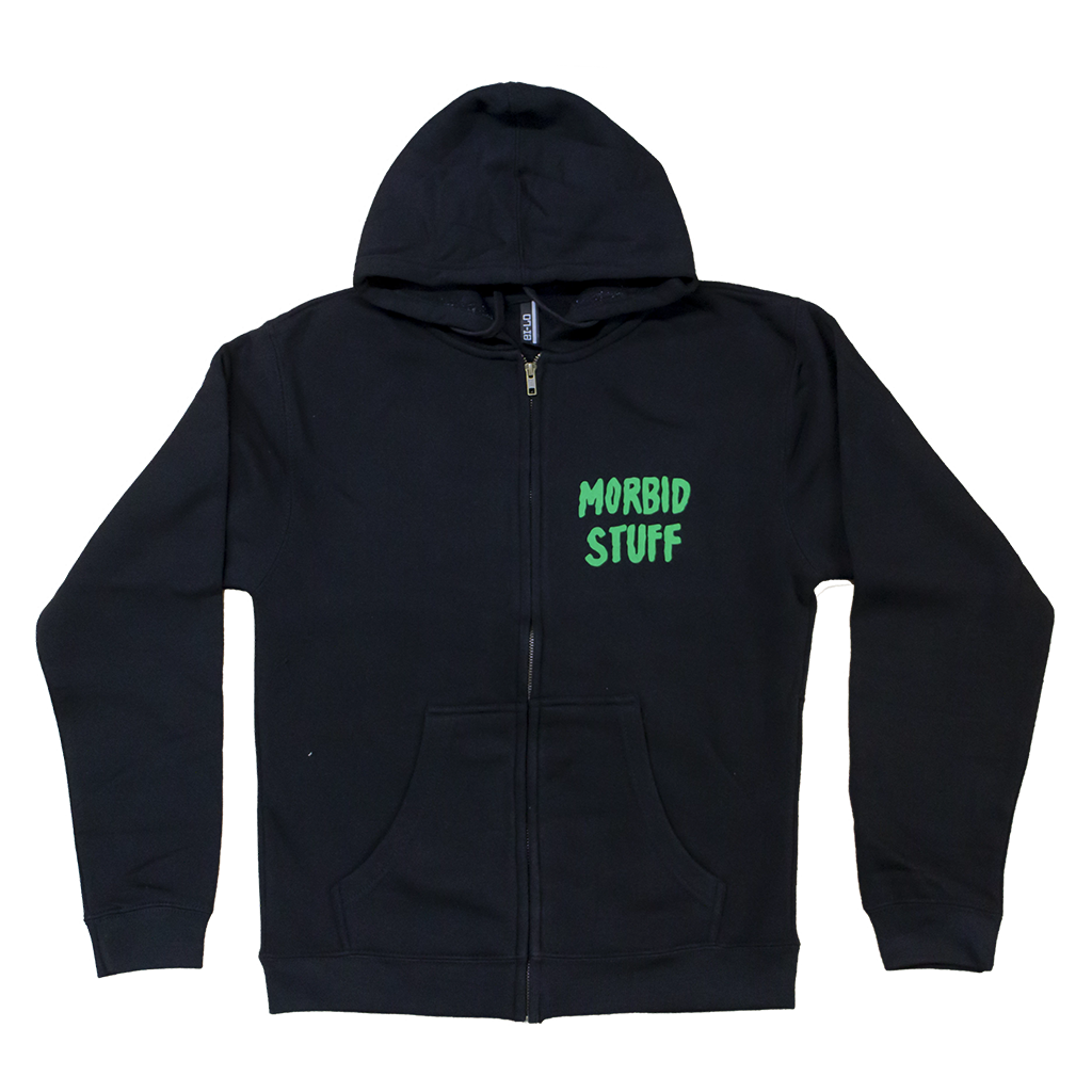 PUP Kids TV Black Zip Hoodie PUP The Band Official Store