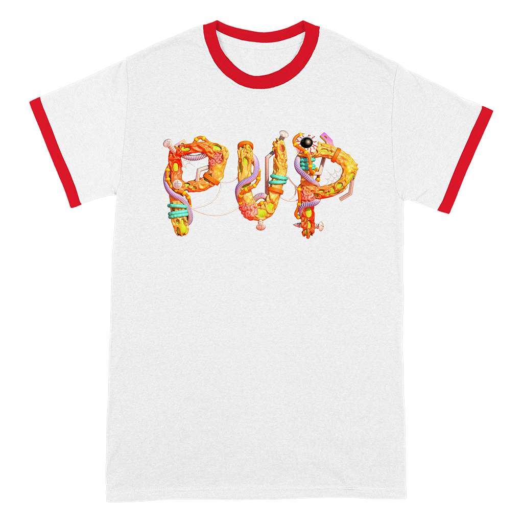 Unraveling PUP Logo Ringer T-Shirt