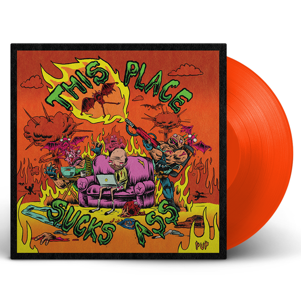 This Place Sucks Ass 12" Vinyl (Neon Orange)
